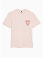 Topman Mens Pink 'what A Melon' T-shirt