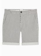 Selected Homme Mens Grey Selected Homme 'paris' Stripe Shorts