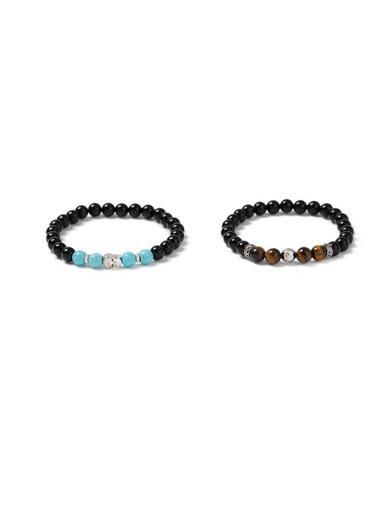 Topman Mens Multi Buddha Beaded Bracelet*