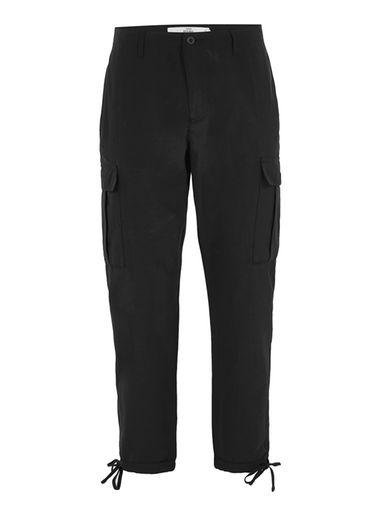 Topman Mens Black Original Cargo Pants
