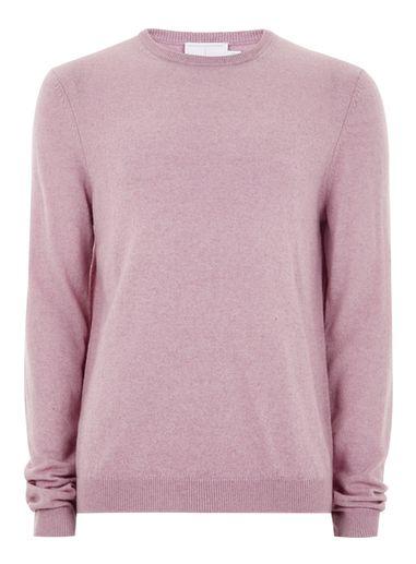Topman Mens Pink Cashmere Sweater