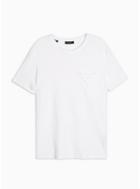 Selected Homme Mens White Selected Homme Grey Perfect T-shirt