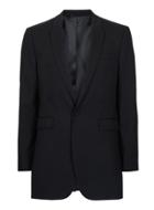 Topman Mens Black Skinny Fit Longline Tuxedo Jacket