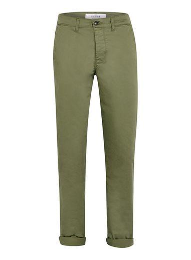 Topman Mens Green Khaki Slim Fit Chinos