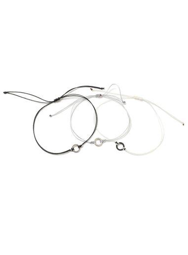 Topman Mens Grey Geo Shape Bracelet*