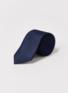 Topman Mens Premium Navy Silk Tie