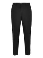 Topman Mens Black Twill Side Taping Tapered Pants
