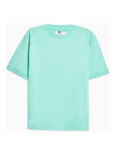 Topman Mens Blue Green Sweatshirt