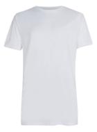 Topman Mens White Slim Fit Longline T-shirt