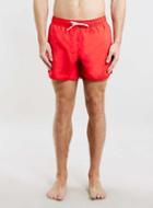 Topman Mens Red Swim Shorts