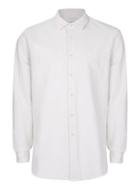Topman Mens Cream Ltd Off White Textured Shirt