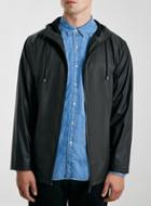 Topman Mens Rains Black Windbreaker Jacket