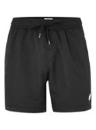 Topman Mens Black Mid Length Swim Shorts