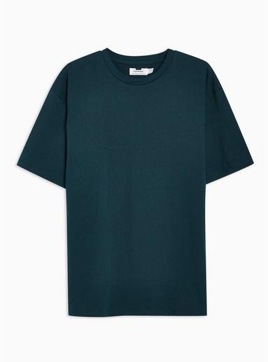 Topman Mens Blue Rich Teal Oversized T-shirt