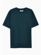 Topman Mens Blue Rich Teal Oversized T-shirt