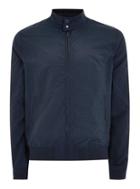 Topman Mens Navy Nylon Harrington Jacket