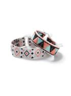 Topman Mens Pink Patterned Festival Bracelets 2 Pack*