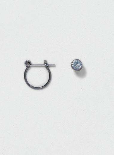 Topman Mens Grey Stud And Hoop Earring Pack*