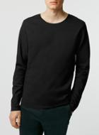 Topman Mens Selected Homme Black Long Sleeve T-shirt