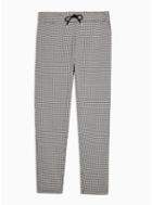 Topman Mens Multi Black And White Houndstooth Joggers