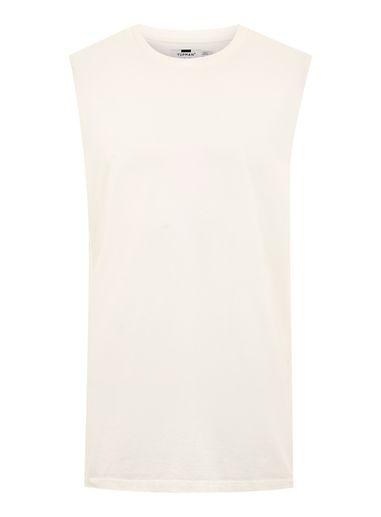 Topman Mens White Tank Vest