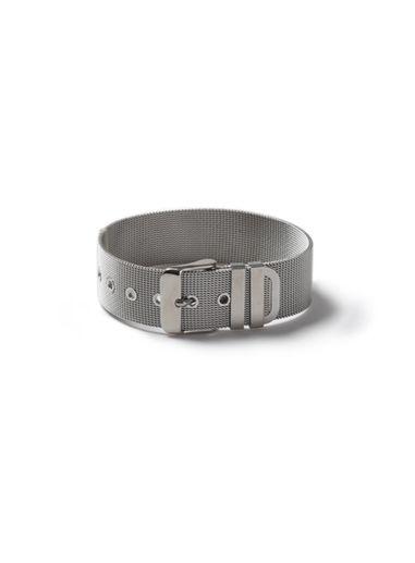 Topman Mens Aaa Silver Look Buckle Bracelet*