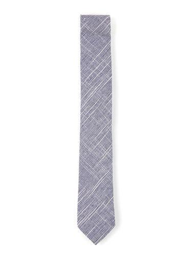 Topman Mens Blue Navy Textured Tie