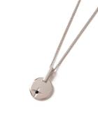 Topman Mens Silver Stone Disc Necklace*