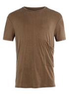 Topman Mens Brown Lux Camel Cupro Pocket T-shirt
