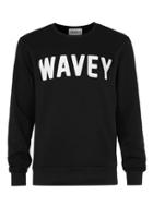Topman Mens London Co. Black Wavey Slogan Sweatshirt*