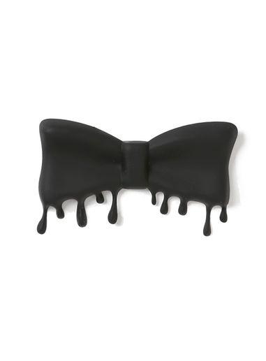 Topman Mens Black Plastic Halloween Blood Drip Bow Tie*