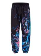 Topman Mens Blue Nasir Mazhar X Topman Black Scribble Print Joggers