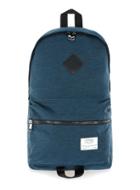 Topman Mens Blue Indigo Nylon Branded Backpack