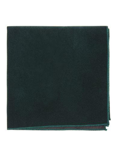 Topman Mens Green Velvet Pocket Square