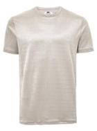 Topman Mens Grey Velour Corduroy T-shirt
