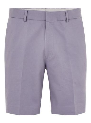 Topman Mens Purple Lilac Twill Smart Shorts