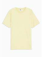 Topman Mens Pastel Yellow Classic T-shirt