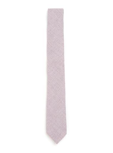 Topman Mens Purple Melange Cotton Tie
