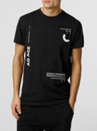 Topman Mens Systvm Millenial Black T-shirt