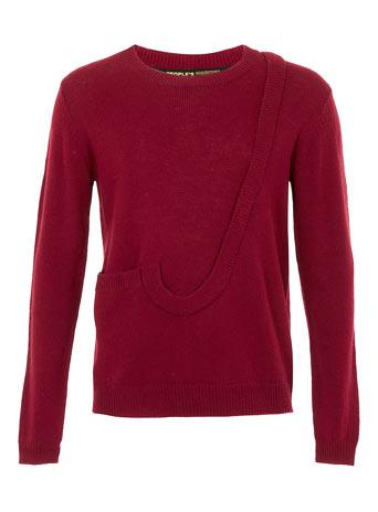Peoples Market 'pext' Maroon Jumper*