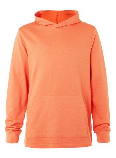 Topman Mens Orange Fixed Hem Oversized Hoodie