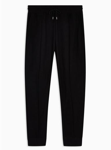 Topman Mens Black Twill Skinny Joggers