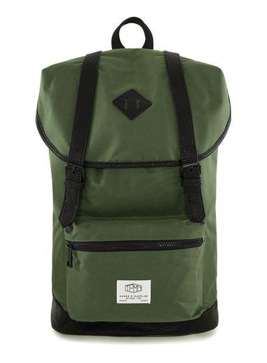 Topman Mens Khaki Explorer Backpack