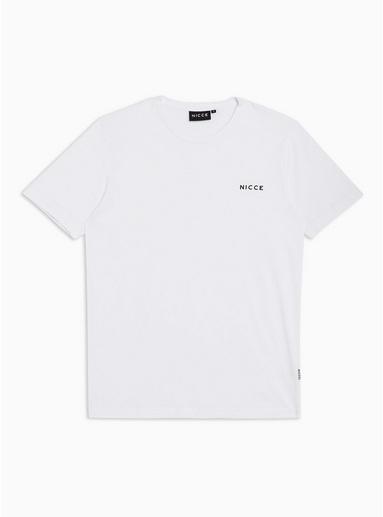 Topman Mens Nicce White Chest Logo T-shirt