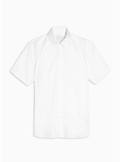 Topman Mens Premium White Slim Shirt