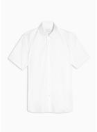 Topman Mens Premium White Slim Shirt