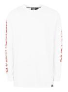 Topman Mens Vision Street Wear White 3m Long Sleeve T-shirt