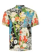 Topman Mens Multi Wild Floral Print Shirt