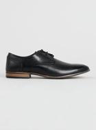 Topman Mens Kennard Black Lace Up Derby Shoes