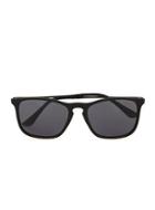 Topman Mens Matte Black Preppy Sunglasses